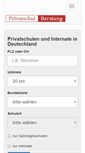 Mobile Screenshot of privatschulberatung.de